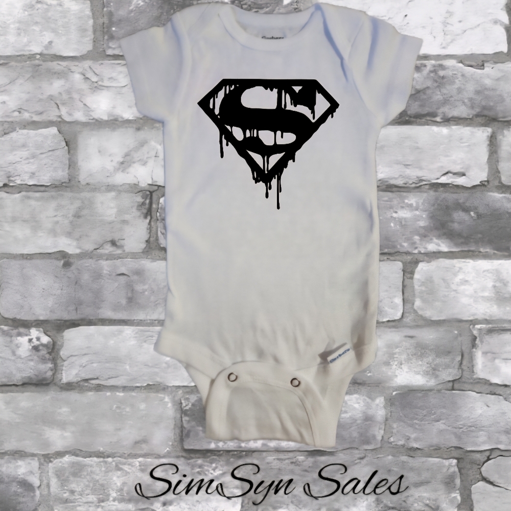Superman Unisex Baby Onesie Onepiece Bodysuit 0-3 Months